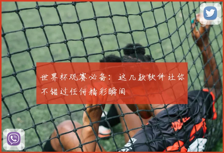 世界杯观赛必备：这几款软件让你不错过任何精彩瞬间