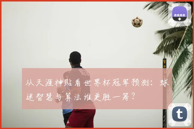 从天涯神贴看世界杯冠军预测：球迷智慧与算法谁更胜一筹？